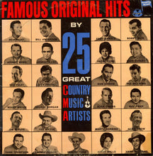 Load image into Gallery viewer, Various : Famous Original Hits By 25 Great Country Music Artists (LP, Album, Comp, Mono)