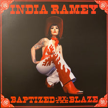 Laden Sie das Bild in den Galerie-Viewer, India Ramey : Baptized By The Blaze (LP, Album, Ltd, Red)