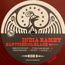 Laden Sie das Bild in den Galerie-Viewer, India Ramey : Baptized By The Blaze (LP, Album, Ltd, Red)