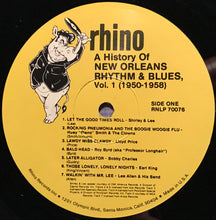 Laden Sie das Bild in den Galerie-Viewer, Various : A History Of New Orleans Rhythm & Blues Volume 1 (1950-1958) (LP, Comp)