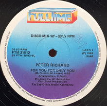 Laden Sie das Bild in den Galerie-Viewer, Peter Richard : For You For Only You (12")