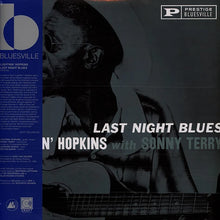 Laden Sie das Bild in den Galerie-Viewer, Lightnin' Hopkins With Sonny Terry : Last Night Blues (LP, Album, RE, 180)