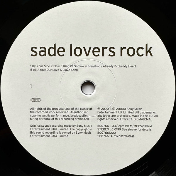 Buy Sade : Lovers Rock (LP, Album, RE, RM, Hal) Online for a great