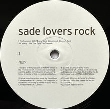 Load image into Gallery viewer, Sade : Lovers Rock (LP, Album, RE, RM, Hal)
