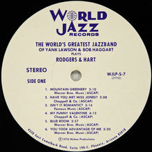 Charger l'image dans la galerie, The World's Greatest Jazz Band* Of Yank Lawson & Bob Haggart Plays Rodgers & Hart : The World's Greatest Jazz Band Of Yank Lawson & Bob Haggart Plays Rodgers & Hart (LP, Album)