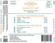Load image into Gallery viewer, Beethoven* - Nicolaus Esterházy Sinfonia, Béla Drahos* : Symphonies Nos. 4 And 7 (CD, Album)