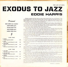 Load image into Gallery viewer, Eddie Harris : Exodus To Jazz (LP, Album, Mono)