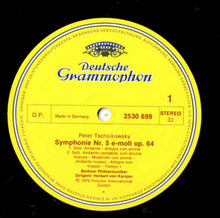 Load image into Gallery viewer, Tschaikowsky* - Berliner Philharmoniker ▪ Herbert von Karajan : Symphonie Nr. 5 (LP)