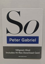 Load image into Gallery viewer, Peter Gabriel : So (LP, Album, RE, RM, 180)