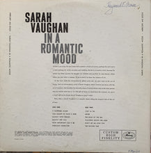 Charger l'image dans la galerie, Sarah Vaughan : Sarah Vaughan In A Romantic Mood (LP, Mono)