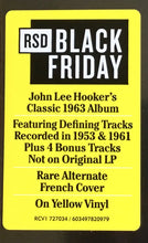 Laden Sie das Bild in den Galerie-Viewer, John Lee Hooker : Don't Turn Me From Your Door (LP, Album, RSD, Mono, Ltd, RE, Yel)