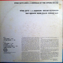 Load image into Gallery viewer, Stan Getz And J.J. Johnson : At The Opera House (LP, Album, Mono, RE)