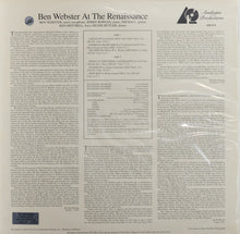 Laden Sie das Bild in den Galerie-Viewer, Ben Webster : At The Renaissance (LP, Album, Ltd, Num, RE, RM, 180)