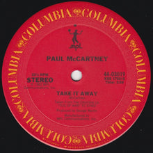 Laden Sie das Bild in den Galerie-Viewer, Paul McCartney : Take It Away (12", Pit)