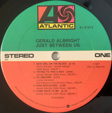 Load image into Gallery viewer, Gerald Albright : Just Between Us (LP, Album, Club, Col)
