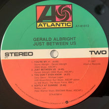 Load image into Gallery viewer, Gerald Albright : Just Between Us (LP, Album, Club, Col)