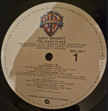 Load image into Gallery viewer, Gary Wright : The Right Place (LP, Album, Promo, Jac)