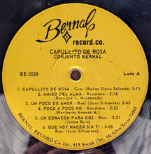 Laden Sie das Bild in den Galerie-Viewer, Conjunto Bernal : Capullito De Rosa (LP)