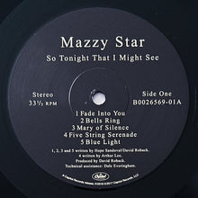Laden Sie das Bild in den Galerie-Viewer, Mazzy Star : So Tonight That I Might See (LP, Album, RE)