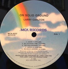 Load image into Gallery viewer, Larry Carlton : On Solid Ground (LP, Album, Pin)
