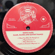 Laden Sie das Bild in den Galerie-Viewer, Eddie Hazel : Game, Dames And Guitar Thangs (LP, Album, RE, 180)