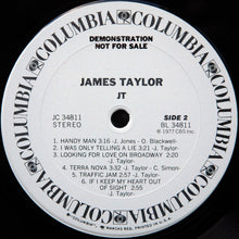 Charger l'image dans la galerie, James Taylor (2) : JT (LP, Album, Promo, Pit)