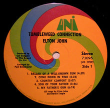 Load image into Gallery viewer, Elton John : Tumbleweed Connection (LP, Album, Pin)