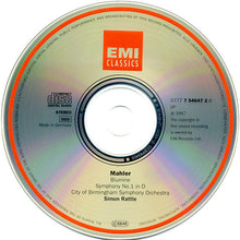 Charger l'image dans la galerie, Gustav Mahler - City Of Birmingham Symphony Orchestra, Simon Rattle* : Symphonie No.1 (CD, Album)