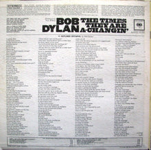 Laden Sie das Bild in den Galerie-Viewer, Bob Dylan : The Times They Are A-Changin' (LP, Album, RP)