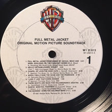 Load image into Gallery viewer, Various : Stanley Kubrick's Full Metal Jacket - Original Motion Picture Soundtrack (LP, Album, Comp)