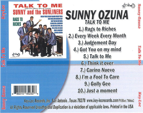 Buy Sunny & The Sunliners : Talk to Me (CD, Album, Mono, Ltd