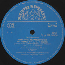 Load image into Gallery viewer, Paul Hindemith / Zoltán Kodály : Symphonic Metamorphoses Of Themes By C. M. Weber / Variations On A Hungarian Folksong (LP, RP)
