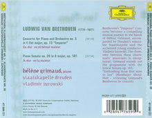 Load image into Gallery viewer, Beethoven* – Hélène Grimaud, Staatskapelle Dresden, Vladimir Jurowski : Piano Concerto No. 5 "Emperor" | Piano Sonata No. 28 (CD, Album)