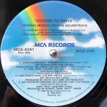 Load image into Gallery viewer, Various : License To Drive - Original Motion Picture Soundtrack (LP, Album, Comp)