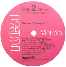 Load image into Gallery viewer, Various : Go For Baroque! Greatest Hits Of The 1700s (LP, Comp)