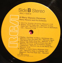 Load image into Gallery viewer, Henry Mancini, His Orchestra And Chorus* : A Merry Mancini Christmas (LP, Album, RE)