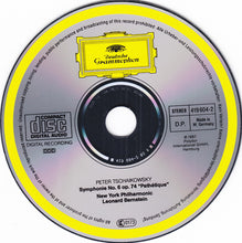 Laden Sie das Bild in den Galerie-Viewer, Peter Tchaikovsky*, New York Philharmonic • Leonard Bernstein : Symphony No.6 "Pathétique" (CD, Album)