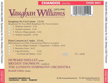 Charger l'image dans la galerie, Vaughan Williams* - Howard Shelley, Bryden Thomson, The London Symphony Orchestra* : Symphony No. 9 In E Minor / Piano Concerto (CD)