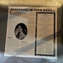 Laden Sie das Bild in den Galerie-Viewer, Various : Heartache In Your Hand (LP, Comp, Yel)