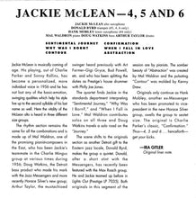 Load image into Gallery viewer, Jackie McLean : 4, 5 And 6 (CD, Album, RE, RM)