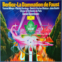 Load image into Gallery viewer, Berlioz* – Yvonne Minton · Placido Domingo · Dietrich Fischer-Dieskau · Jules Bastin, Chœur* et Orchestre De Paris, Daniel Barenboim : La Damnation De Faust (Box + 3xLP)
