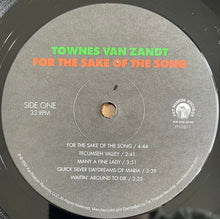 Load image into Gallery viewer, Townes Van Zandt : For The Sake Of The Song (LP, Album, RE)