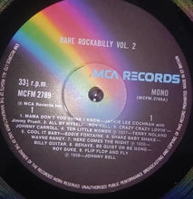 Load image into Gallery viewer, Various : Rare Rockabilly Volume II (LP, Comp, Mono)