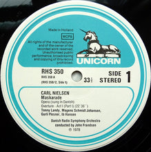 Load image into Gallery viewer, Carl Nielsen - Danish Radio Symphony Orchestra* And Chorus* Conducted By John Frandsen - Ib Hansen, Tonny Landy, Mogens Schmidt Johansen, Gurli Plesner, Gert Bastian, Christian Sørensen, Edith Brodersen, Tove Hyldgaard, Jørgen Klint, Aage Haugland, Ove Verner Hansen : Maskarade (3xLP, Album + Box)