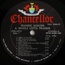 Laden Sie das Bild in den Galerie-Viewer, Frankie Avalon : A Whole Lotta Frankie (LP, Comp, Mono)