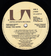 Load image into Gallery viewer, Marie Osmond And Jimmy Osmond And Burl Ives : Hugo The Hippo (Original Motion Picture Soundtrack) (LP, Album)