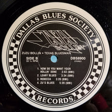Load image into Gallery viewer, Zuzu Bollin : Texas Bluesman (LP, Album)