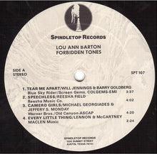 Charger l'image dans la galerie, Lou Ann Barton : Forbidden Tones (LP, Album)
