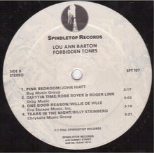 Charger l'image dans la galerie, Lou Ann Barton : Forbidden Tones (LP, Album)