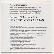 Charger l'image dans la galerie, Camille Saint-Saëns, Pierre Cochereau • Berliner Philharmoniker, Herbert von Karajan : Symphonie No. 3 »Organ = Orgel-Symphonie = Avec Orgue« (CD, Album)